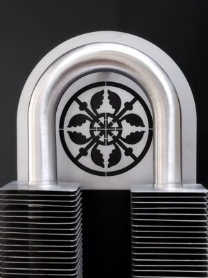 Radiateur design VD 4634 Art nouveau avec décor